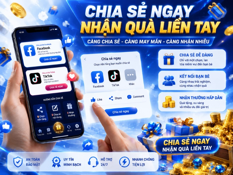 GG88.NET chương trình chia sẻ nhận quà hấp dẫn